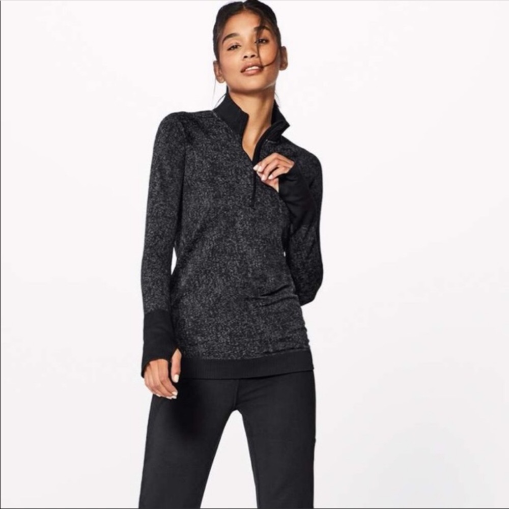 Lululemon Rest Less 1/2 Zip - Picture 2 of 7